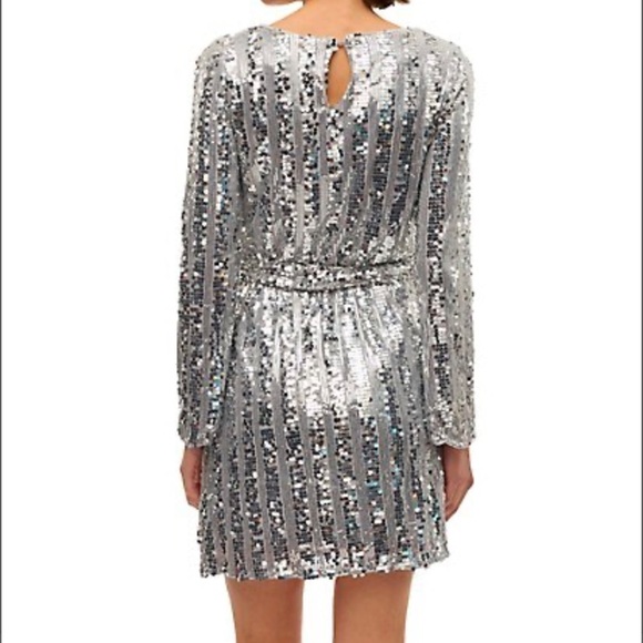 Vero Moda silver sequin dress small - Picture 2 of 5
